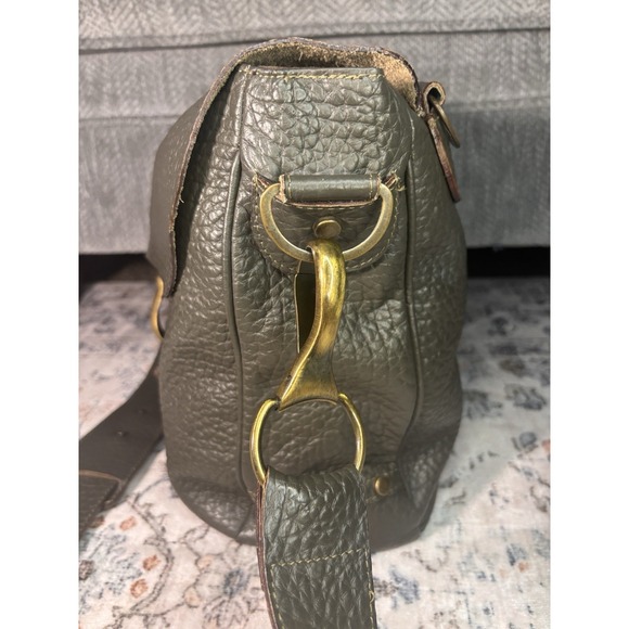 Stunning Pulicati large Italian Leather Bag. Great Condition In Olive Green. - Picture 8 of 14